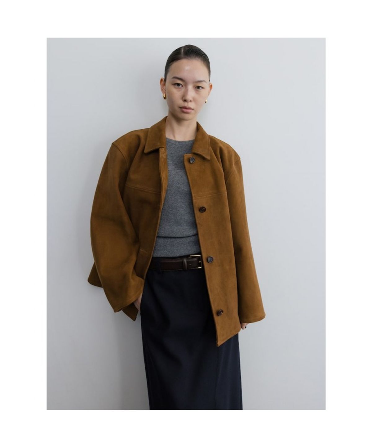 디애퍼처(THE APERTURE) 60s Chamois Jacket  Yellowish Brown (TA5711A09B)