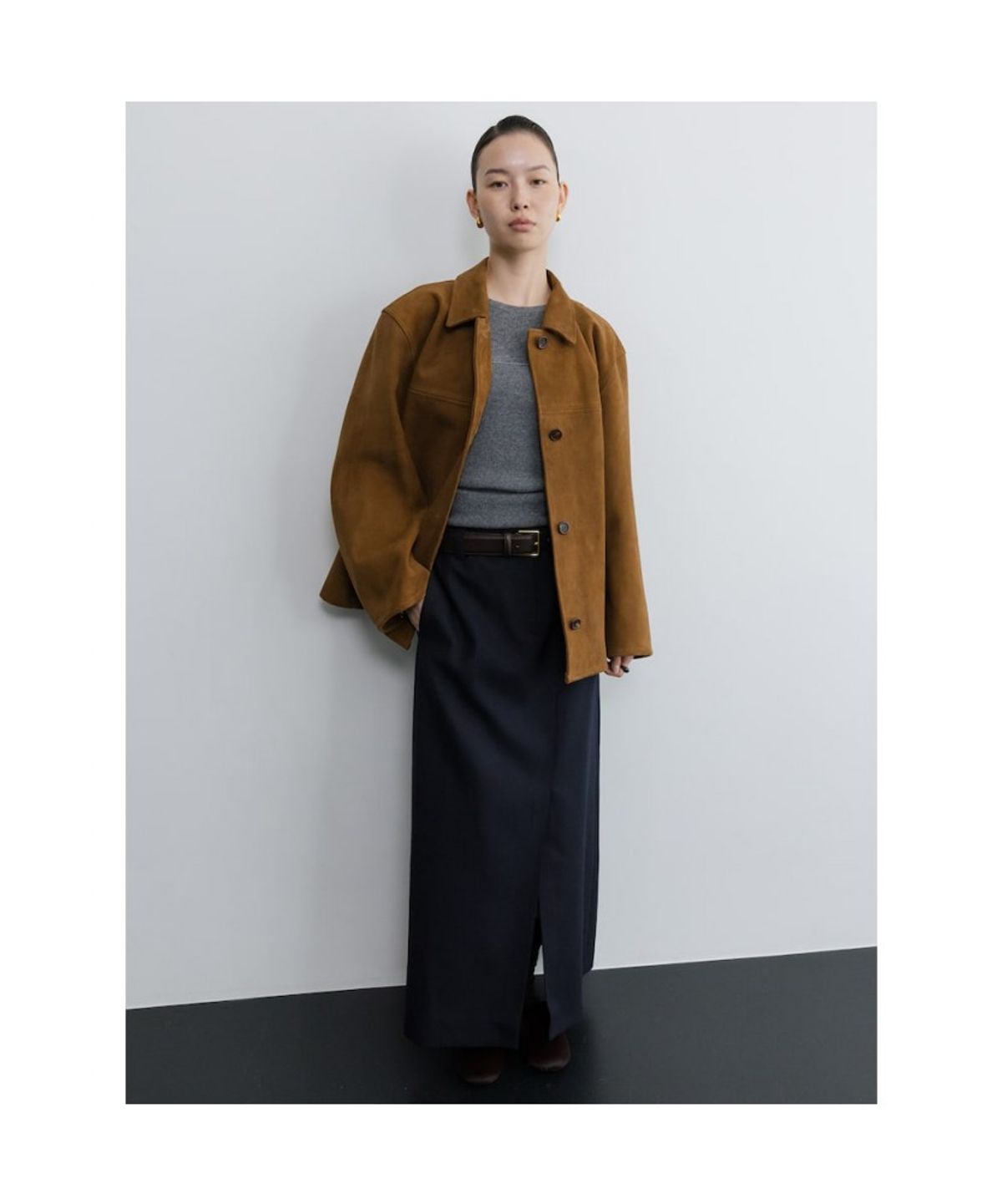 디애퍼처(THE APERTURE) 60s Chamois Jacket  Yellowish Brown (TA5711A09B)
