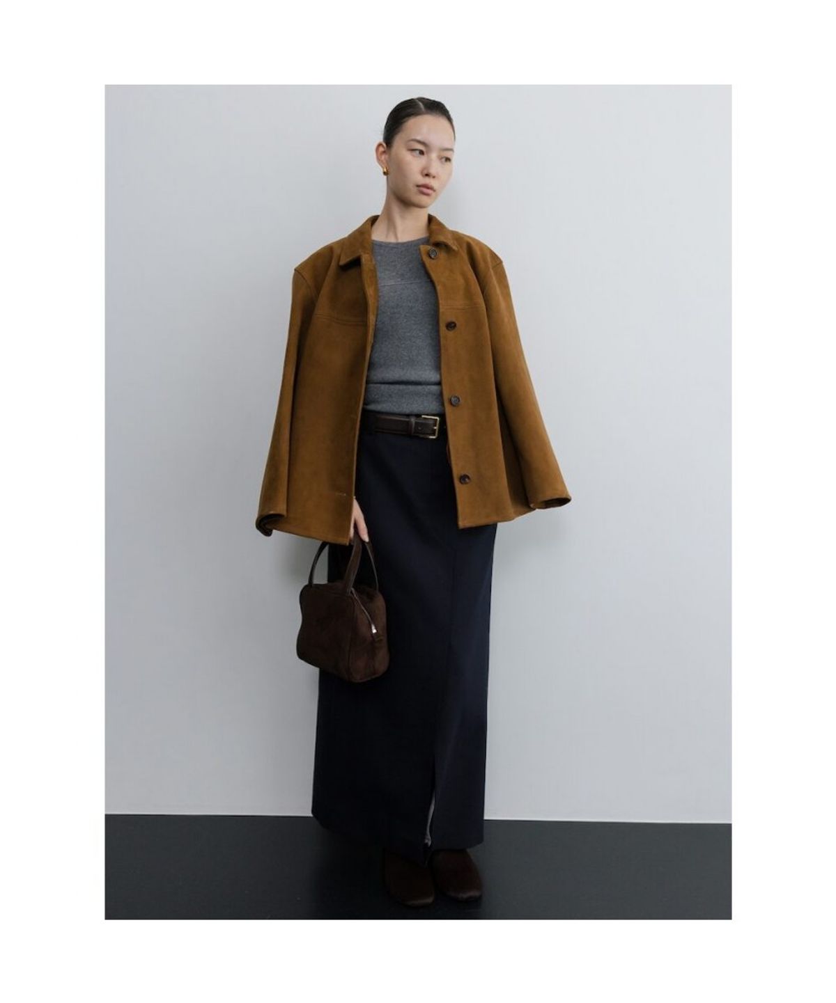 디애퍼처(THE APERTURE) 60s Chamois Jacket  Yellowish Brown (TA5711A09B)