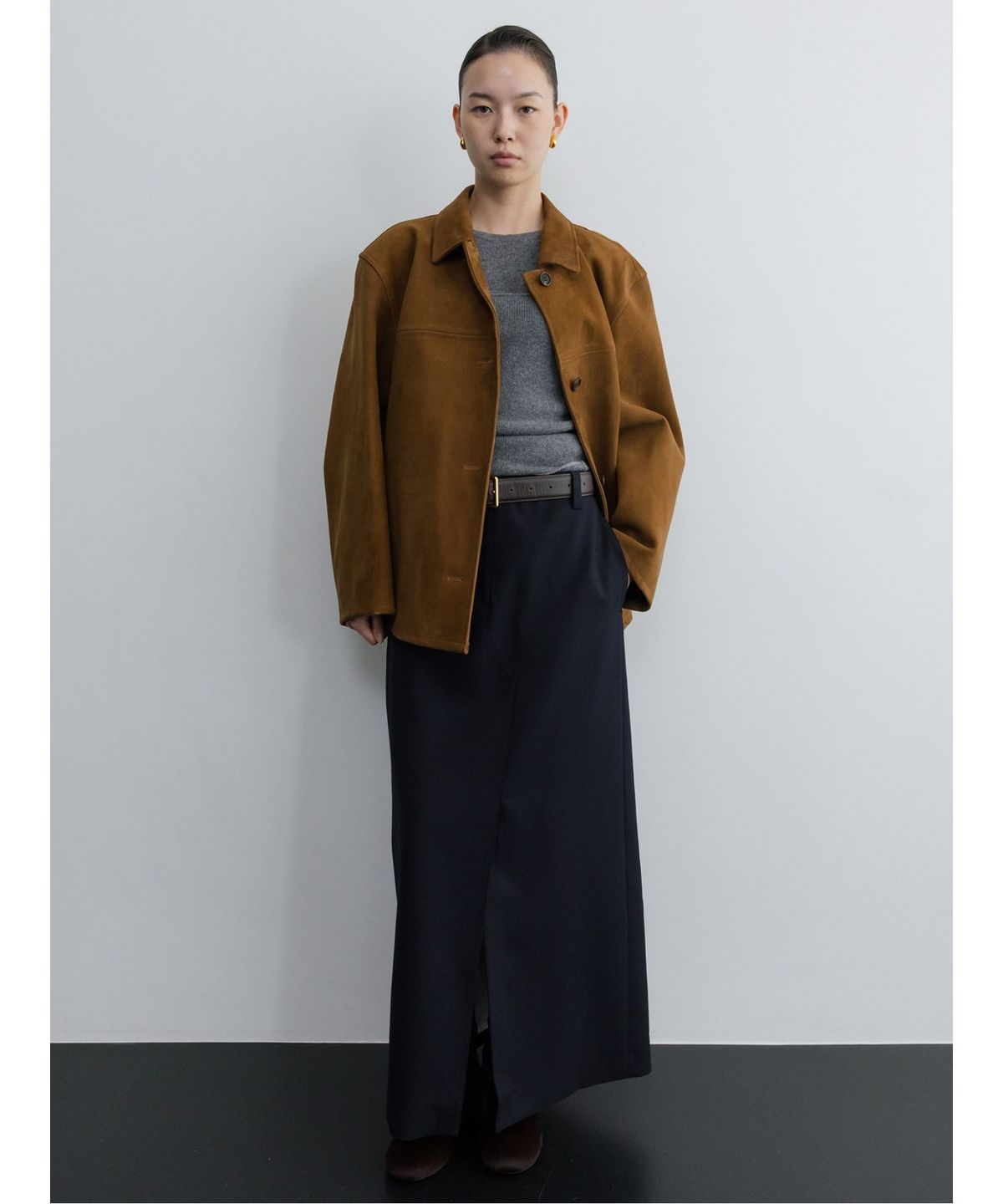 디애퍼처(THE APERTURE) 60s Chamois Jacket  Yellowish Brown (TA5711A09B)