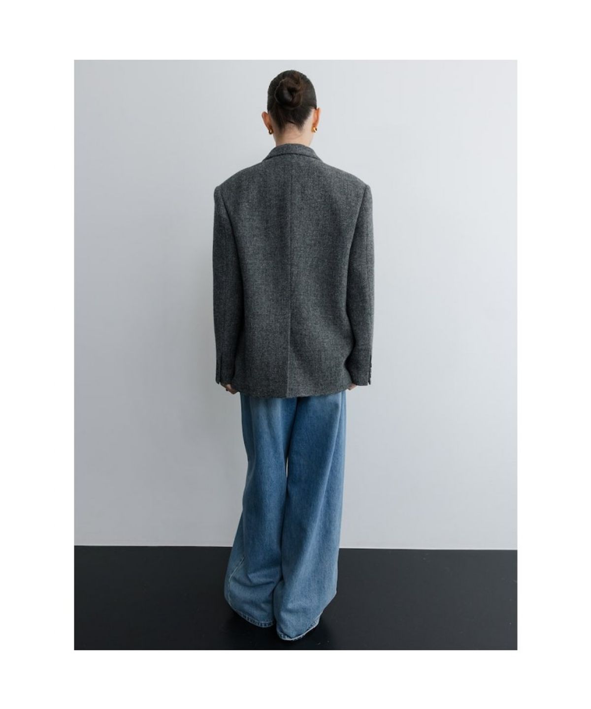 디애퍼처(THE APERTURE) Harris Grandfather Jacket  Grey (TA5X11A023)