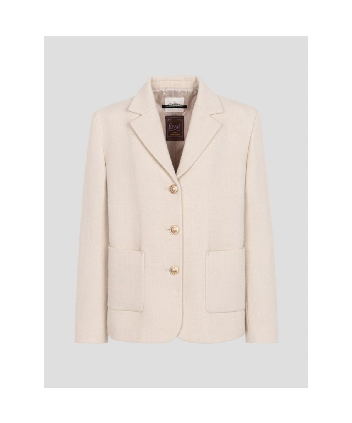 디애퍼처(THE APERTURE) Lovat Tweed Jacket  Ivory (TA5X11A030)