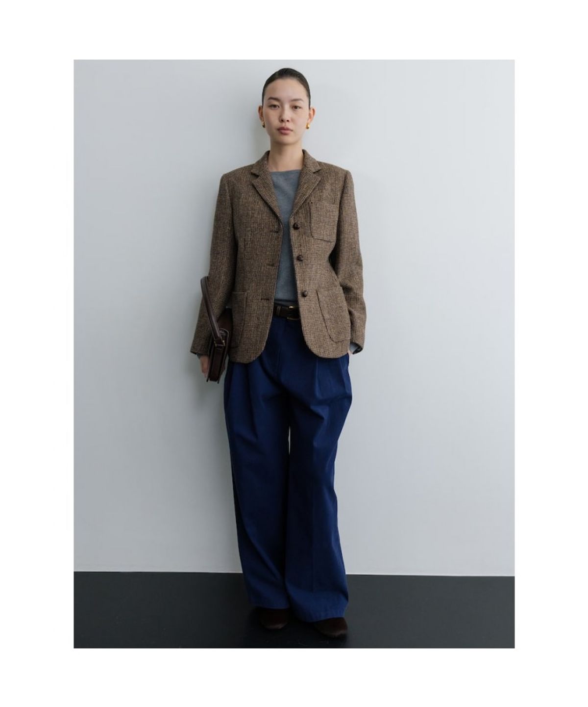 디애퍼처(THE APERTURE) Harris Tailored Jacket  Brown (TA5X11A01D)