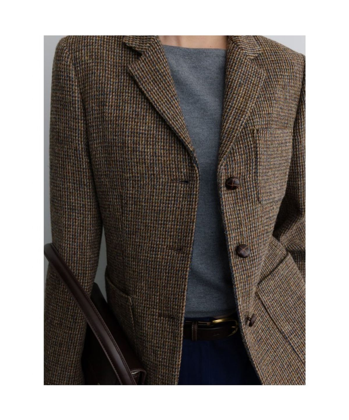 디애퍼처(THE APERTURE) Harris Tailored Jacket  Brown (TA5X11A01D)