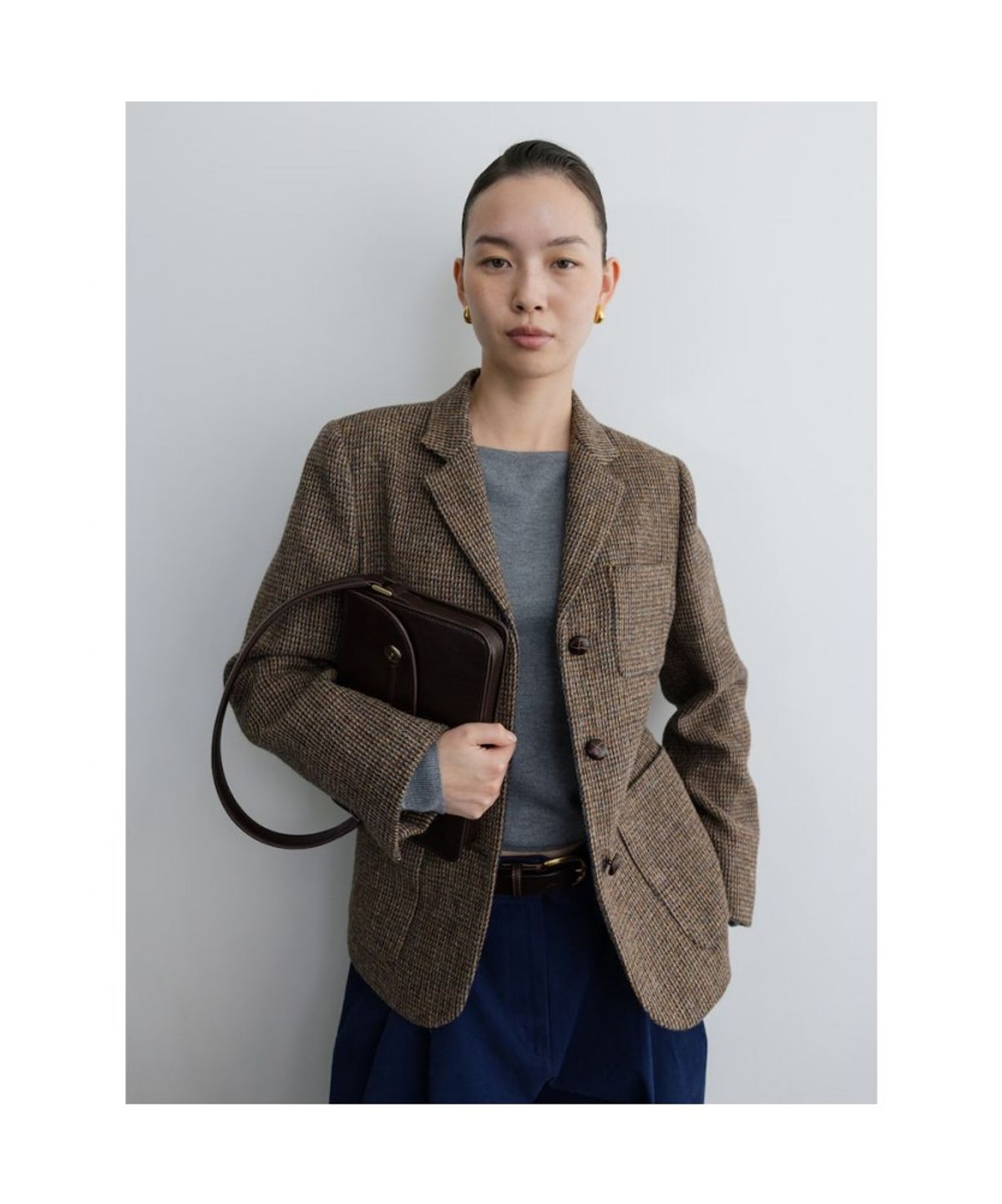 디애퍼처(THE APERTURE) Harris Tailored Jacket  Brown (TA5X11A01D)