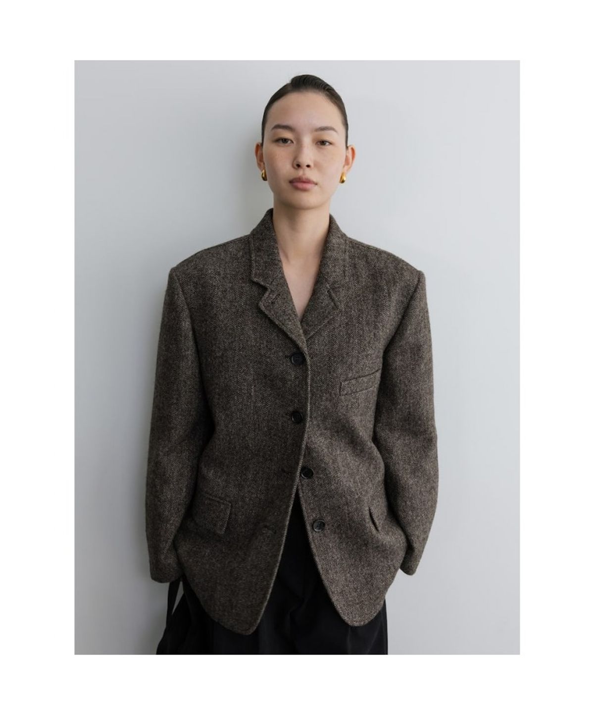 디애퍼처(THE APERTURE) Lovat Single Jacket  Brown (TA5X11A07D)