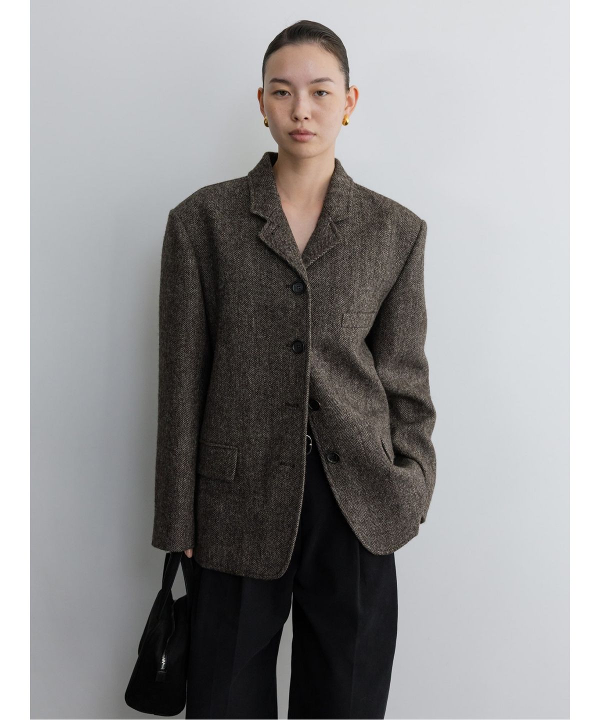 디애퍼처(THE APERTURE) Lovat Single Jacket  Brown (TA5X11A07D)