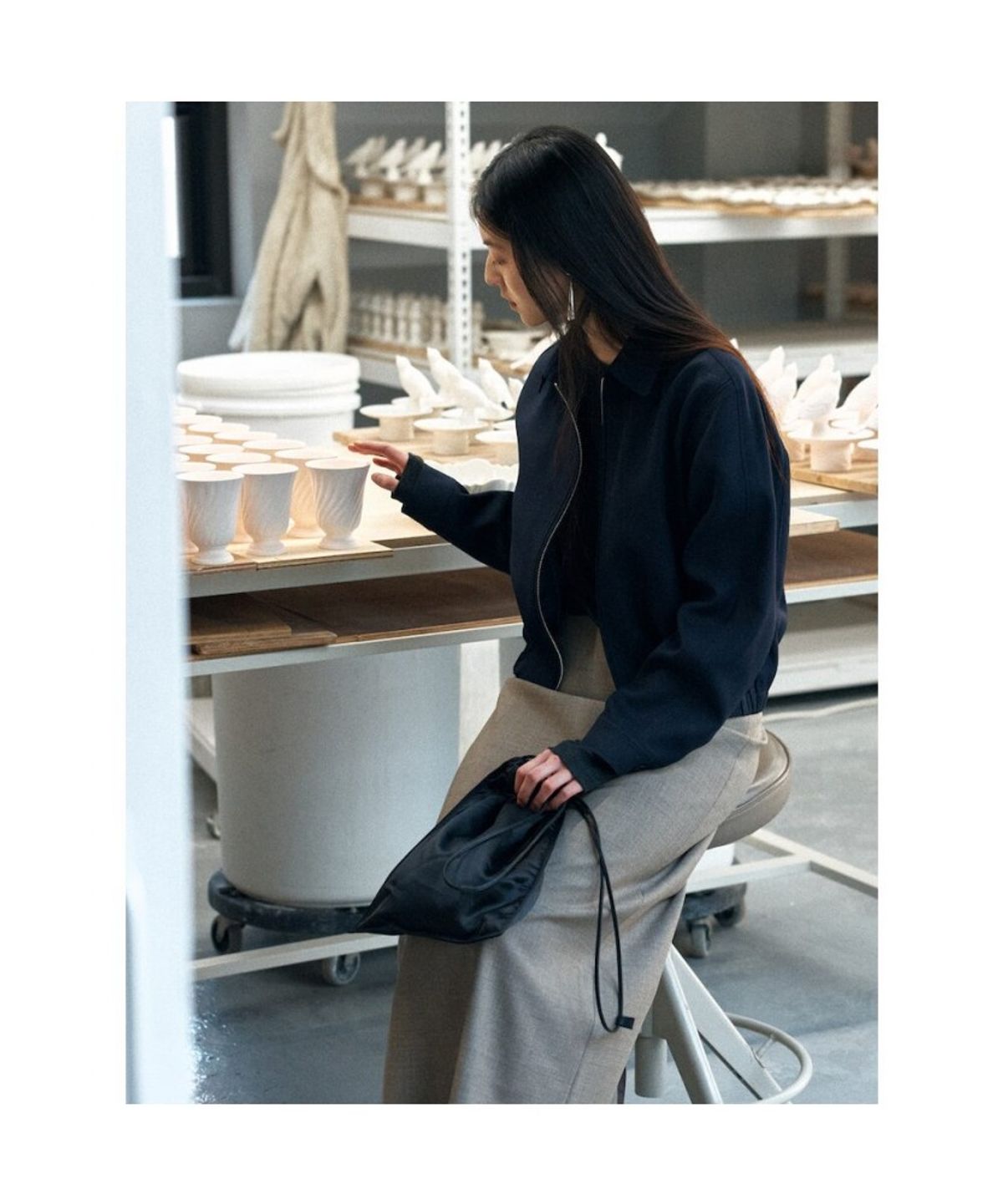 디애퍼처(THE APERTURE) FlapperSP Blouson  Navy (TA6211A05R)