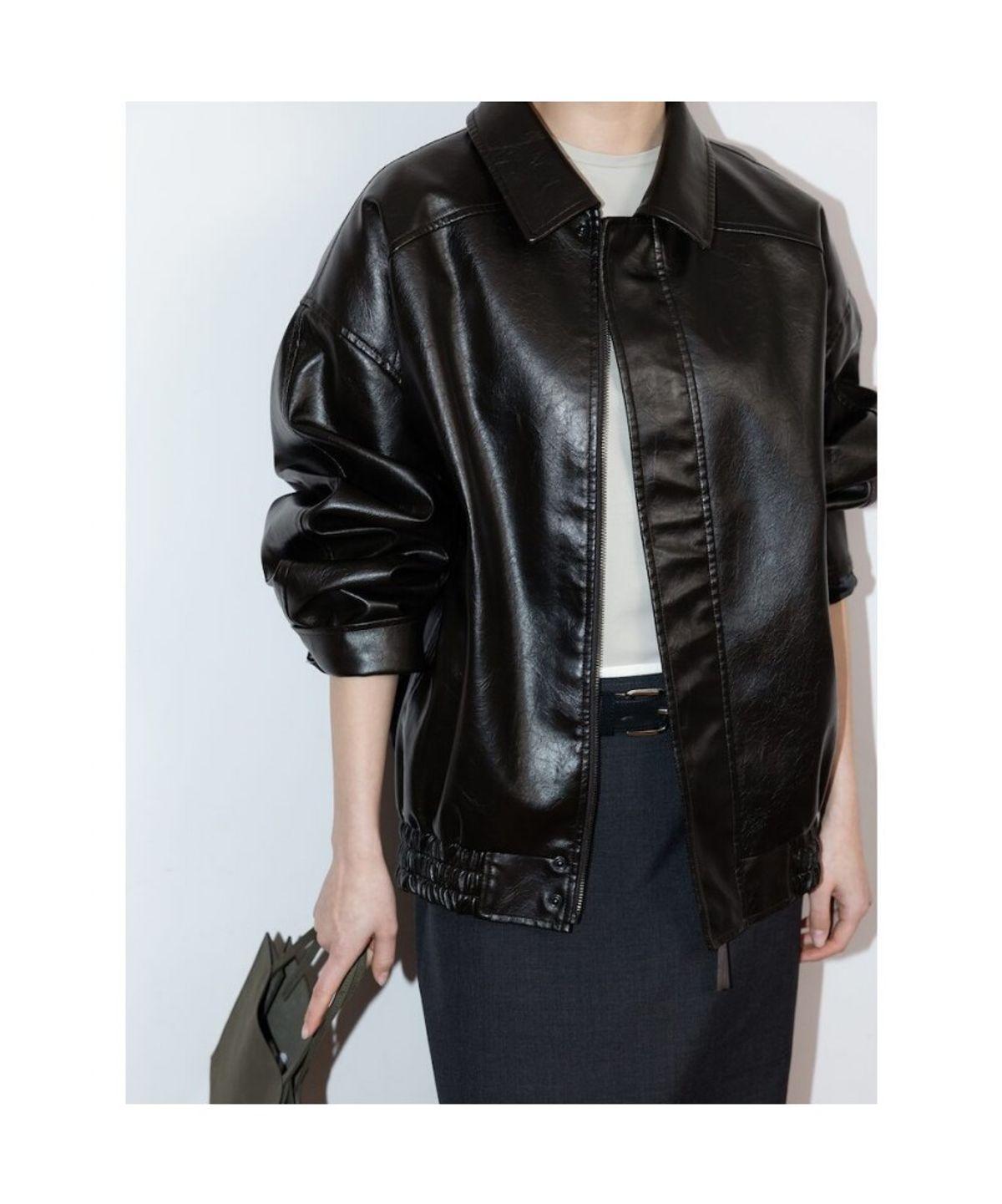 디애퍼처(THE APERTURE) [Unisex] 90S Hailey Jacket  Brown (TA6211A06D)