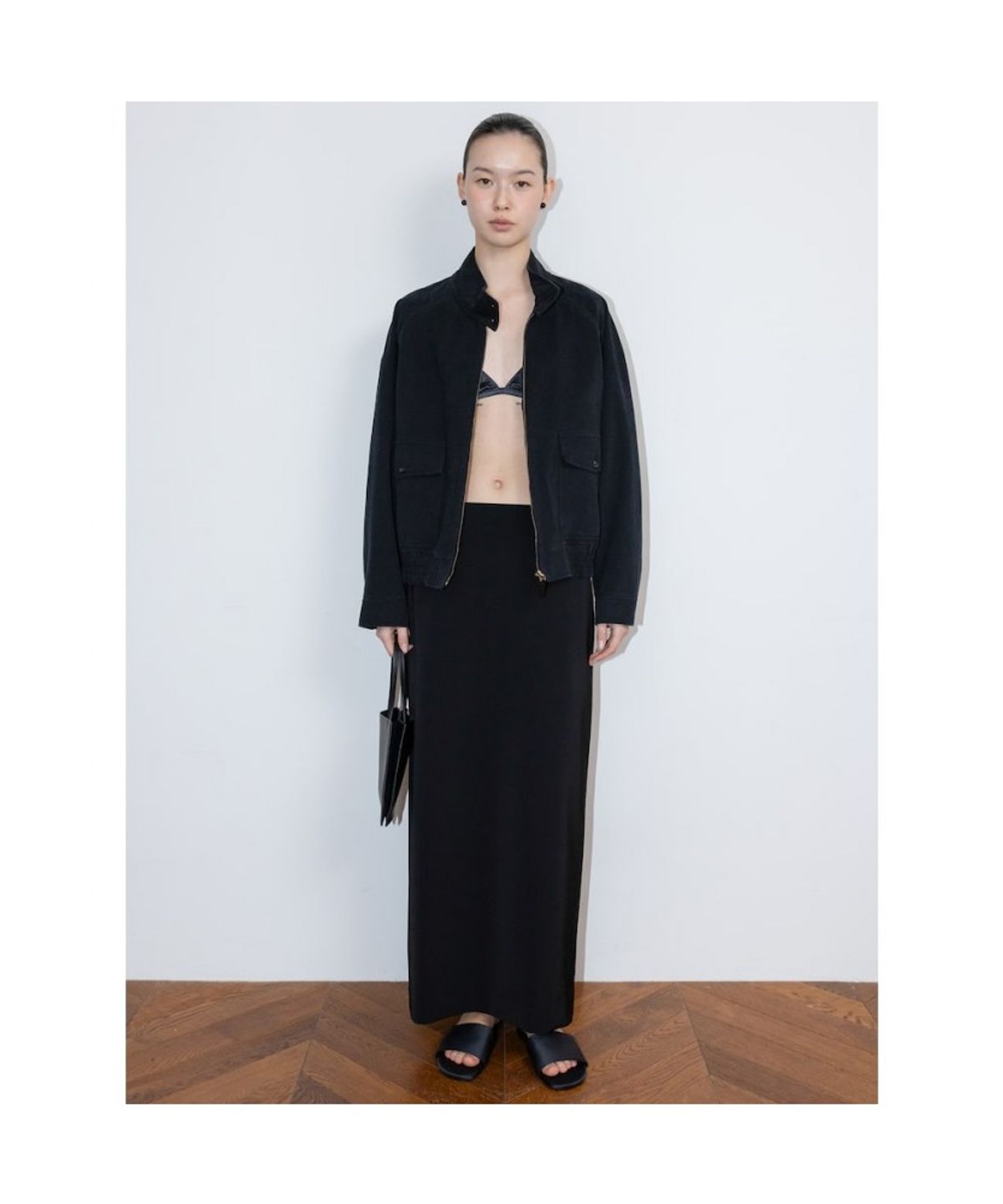 디애퍼처(THE APERTURE) Bessette Vintage Jacket  Black (TA6211A045)