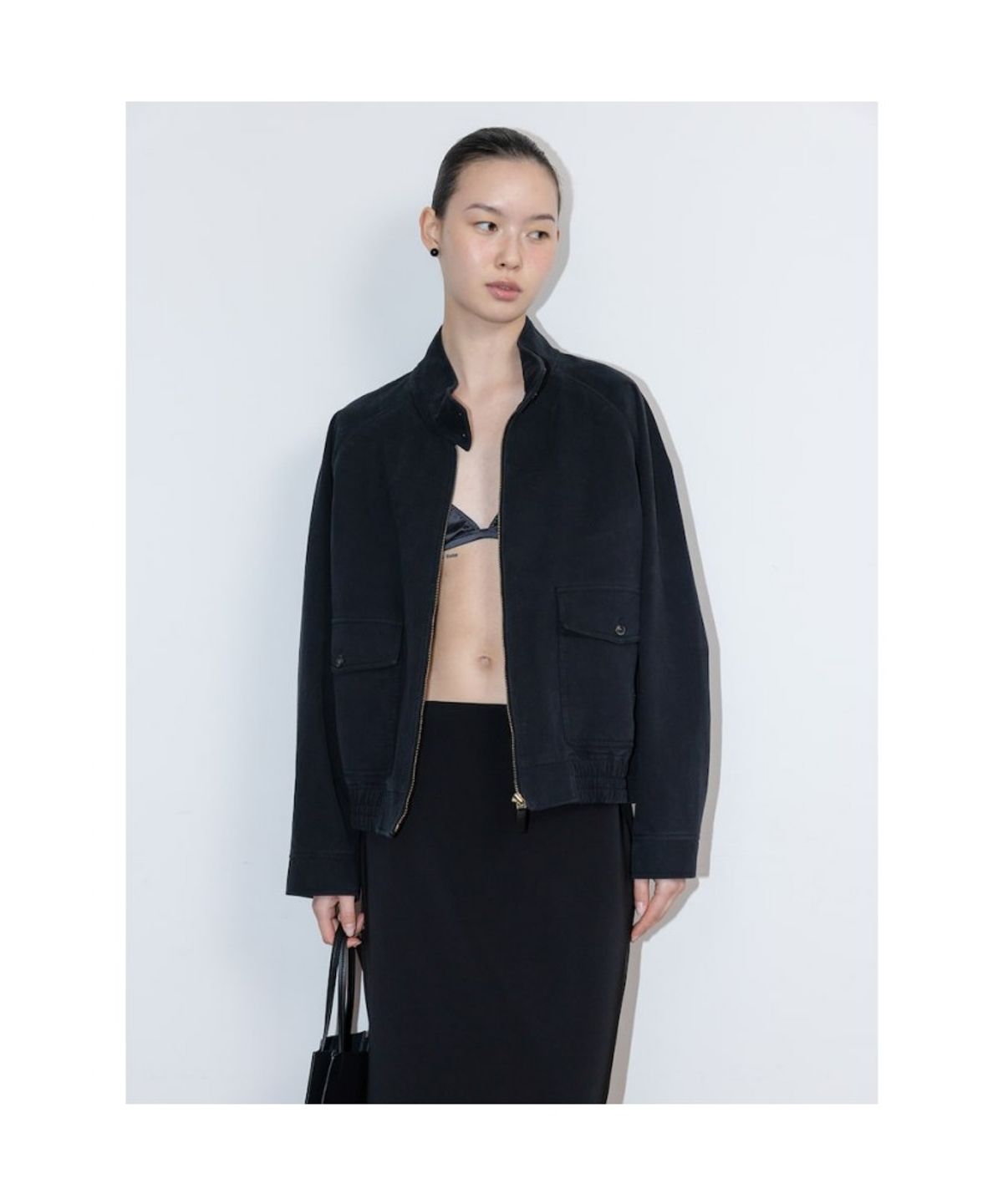 디애퍼처(THE APERTURE) Bessette Vintage Jacket  Black (TA6211A045)
