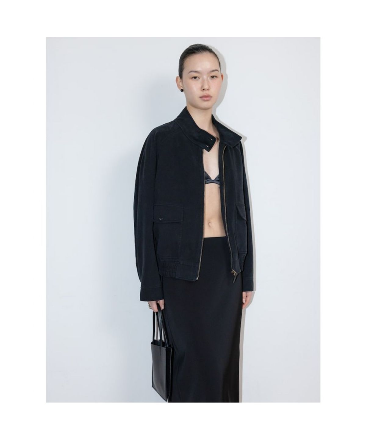 디애퍼처(THE APERTURE) Bessette Vintage Jacket  Black (TA6211A045)