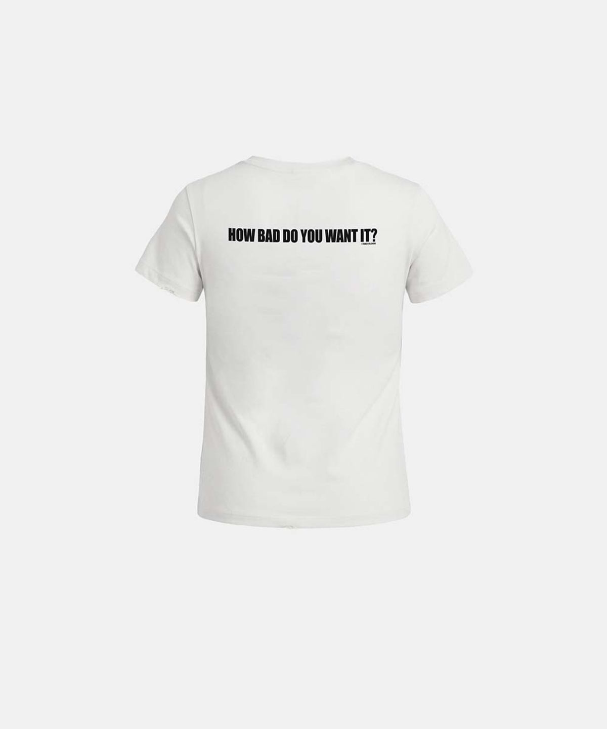 배드블러드(BADBLOOD) DO YOU WANT IT Short Sleeve T-Shirt - White