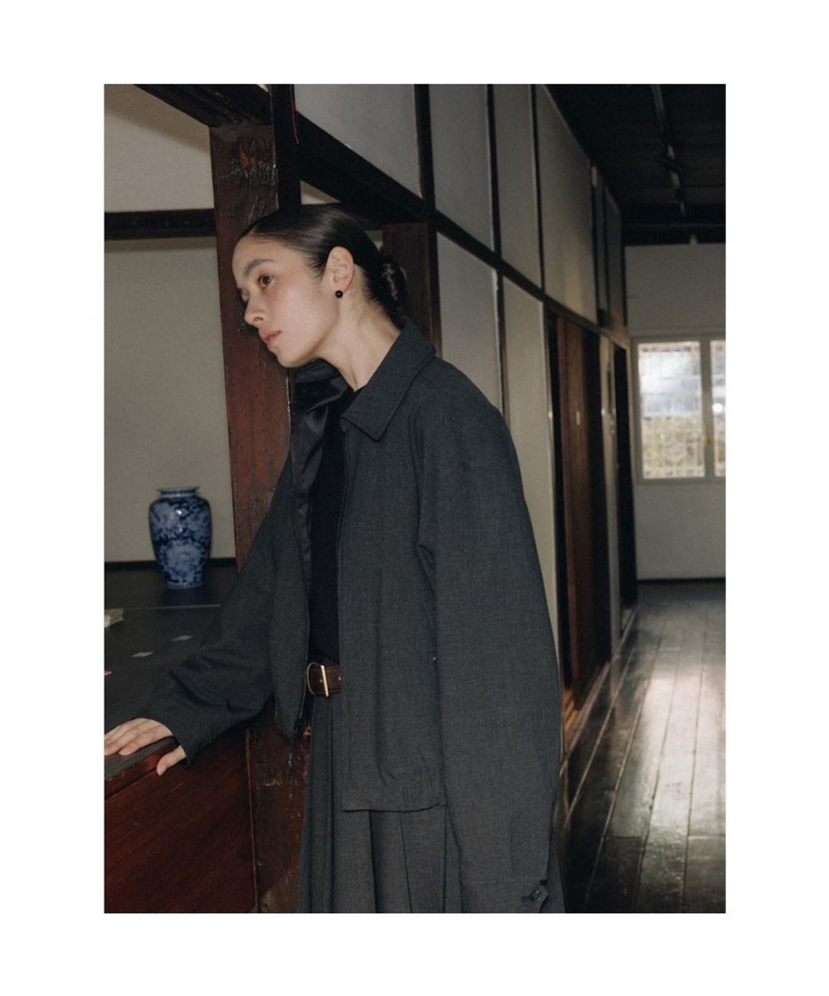 디애퍼처(THE APERTURE) MacReversible Blouson  Ash (TA6211A024)