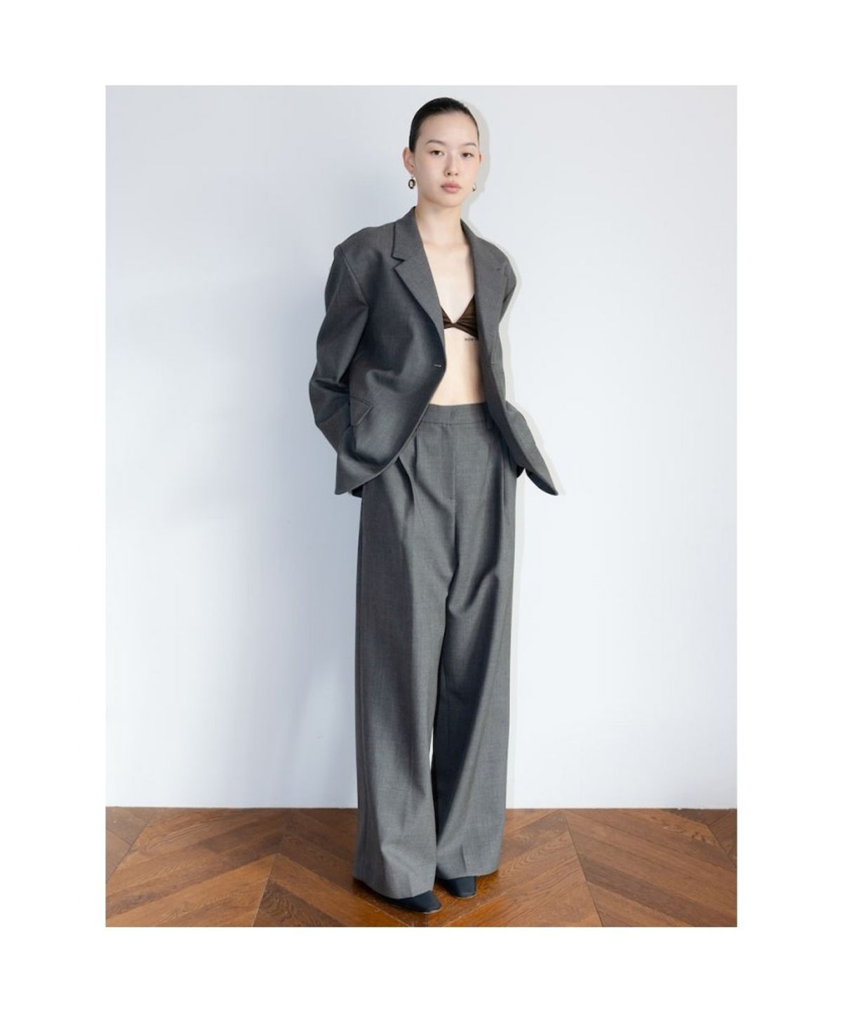 디애퍼처(THE APERTURE) Fred Tailored Jacket  Grey (TA6211A093)