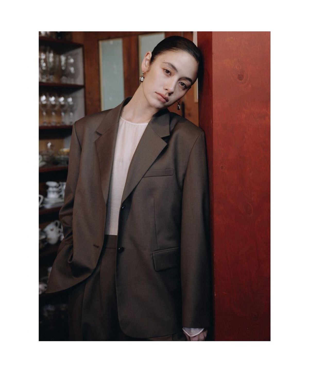 디애퍼처(THE APERTURE) Fred Tailored Jacket  Khaki (TA6211A09H)
