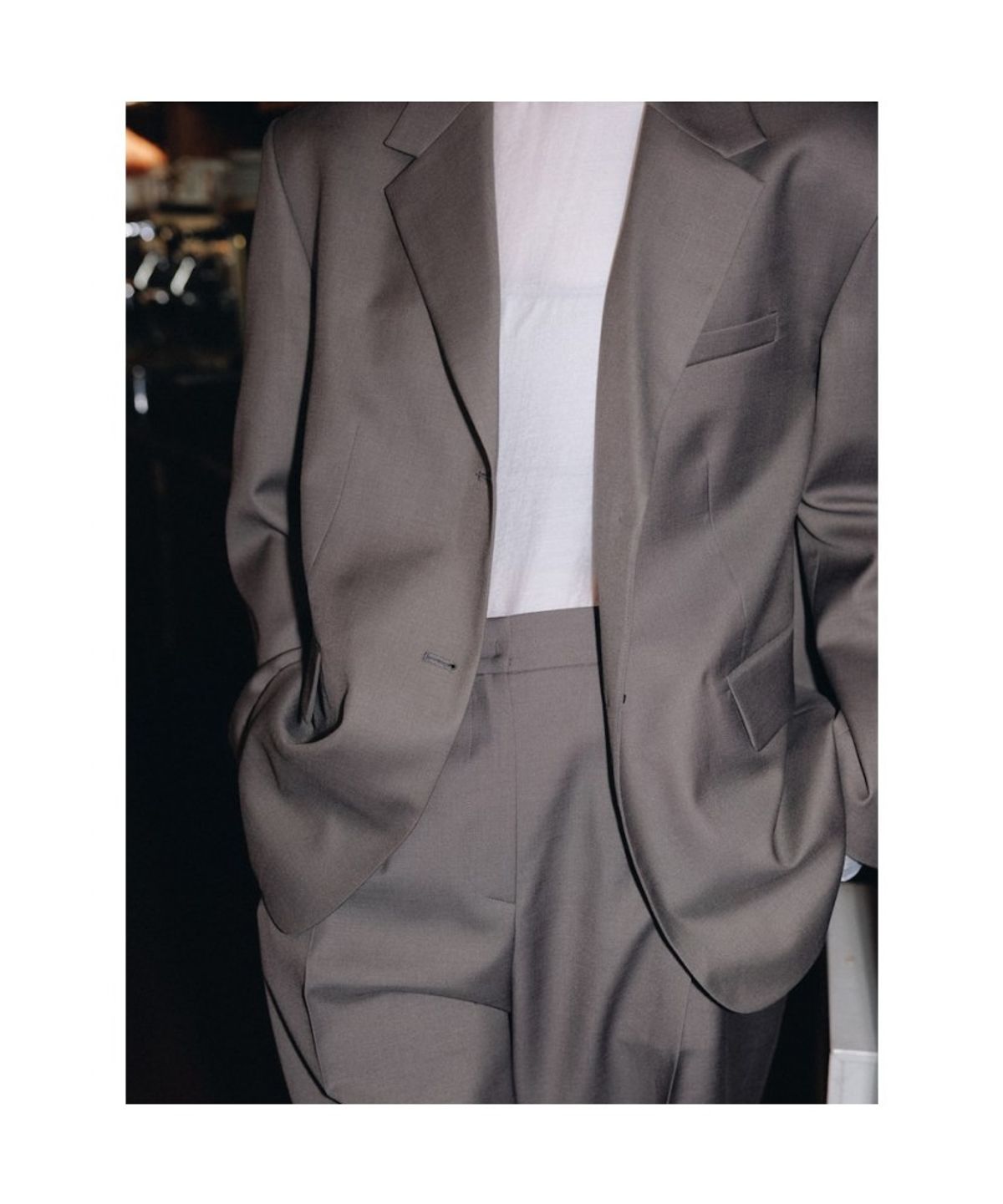 디애퍼처(THE APERTURE) Fred Tailored Jacket  Khaki (TA6211A09H)