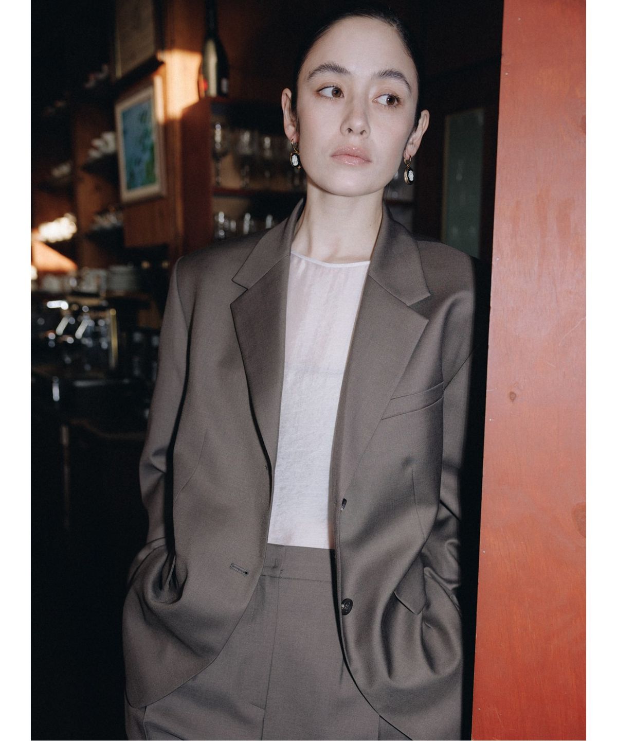 디애퍼처(THE APERTURE) Fred Tailored Jacket  Khaki (TA6211A09H)