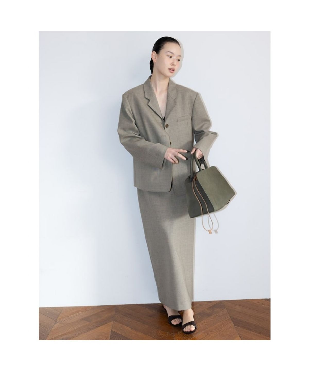 디애퍼처(THE APERTURE) 90S Single Jacket  Beige (TA6211A10A)