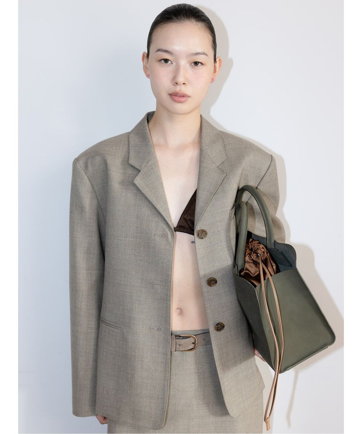 디애퍼처(THE APERTURE) 90S Single Jacket  Beige (TA6211A10A)