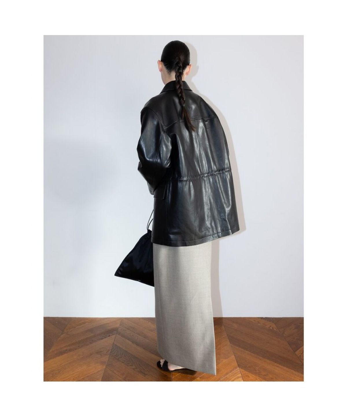 디애퍼처(THE APERTURE) 90S Leather Jacket  Black (TA6211A085)