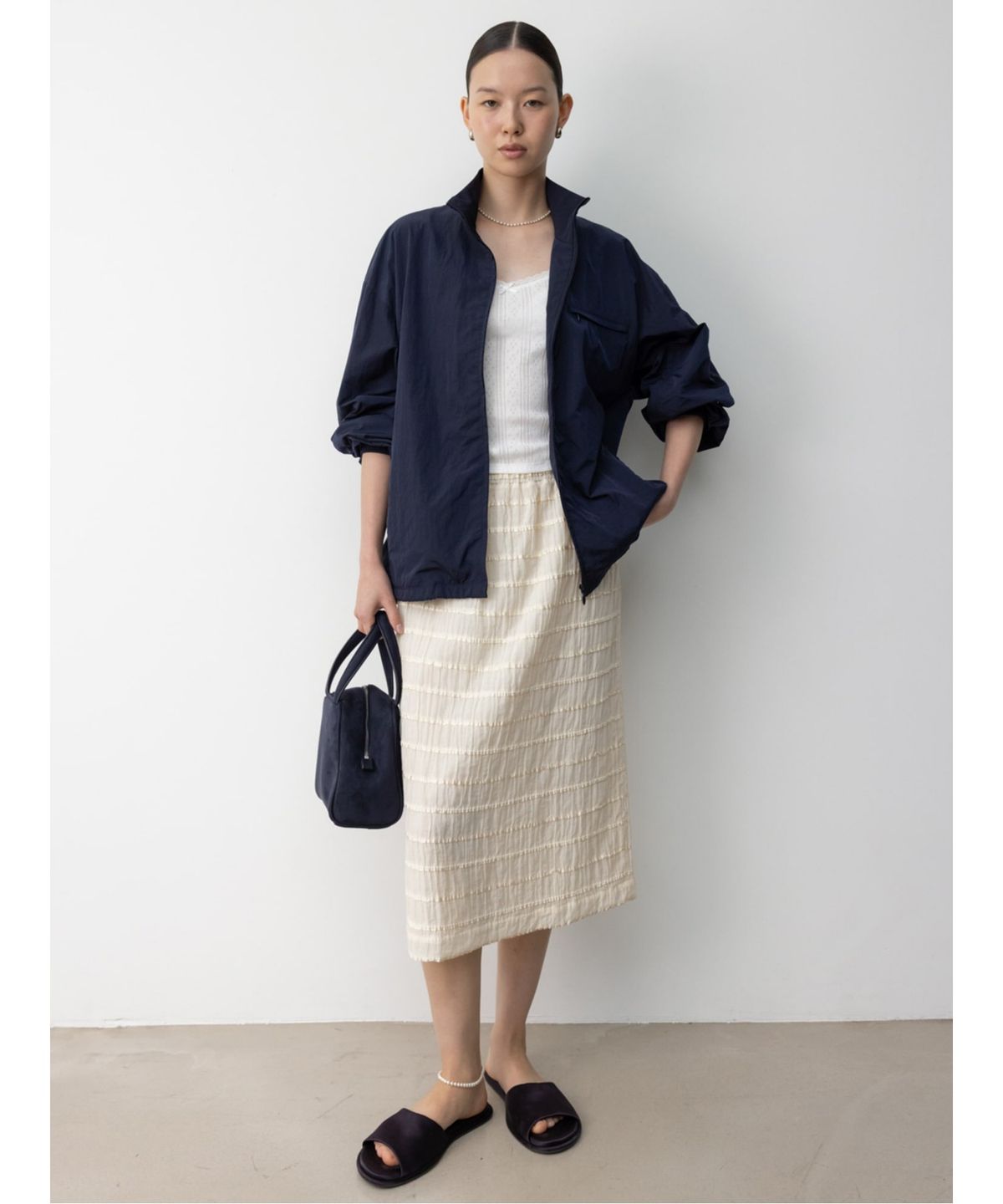 디애퍼처(THE APERTURE) Nathan Jumper  Navy (TA5739A08R)