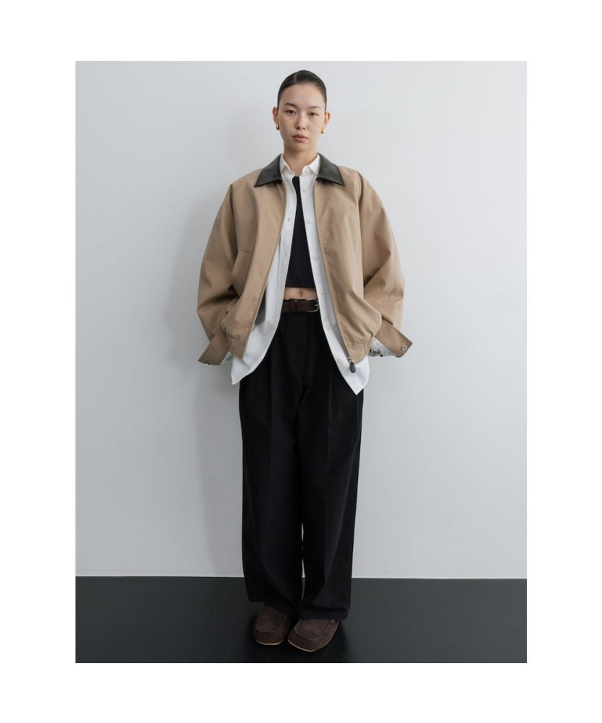 디애퍼처(THE APERTURE) Unisex Potter Blouson  Beige (TA5X39A02A)
