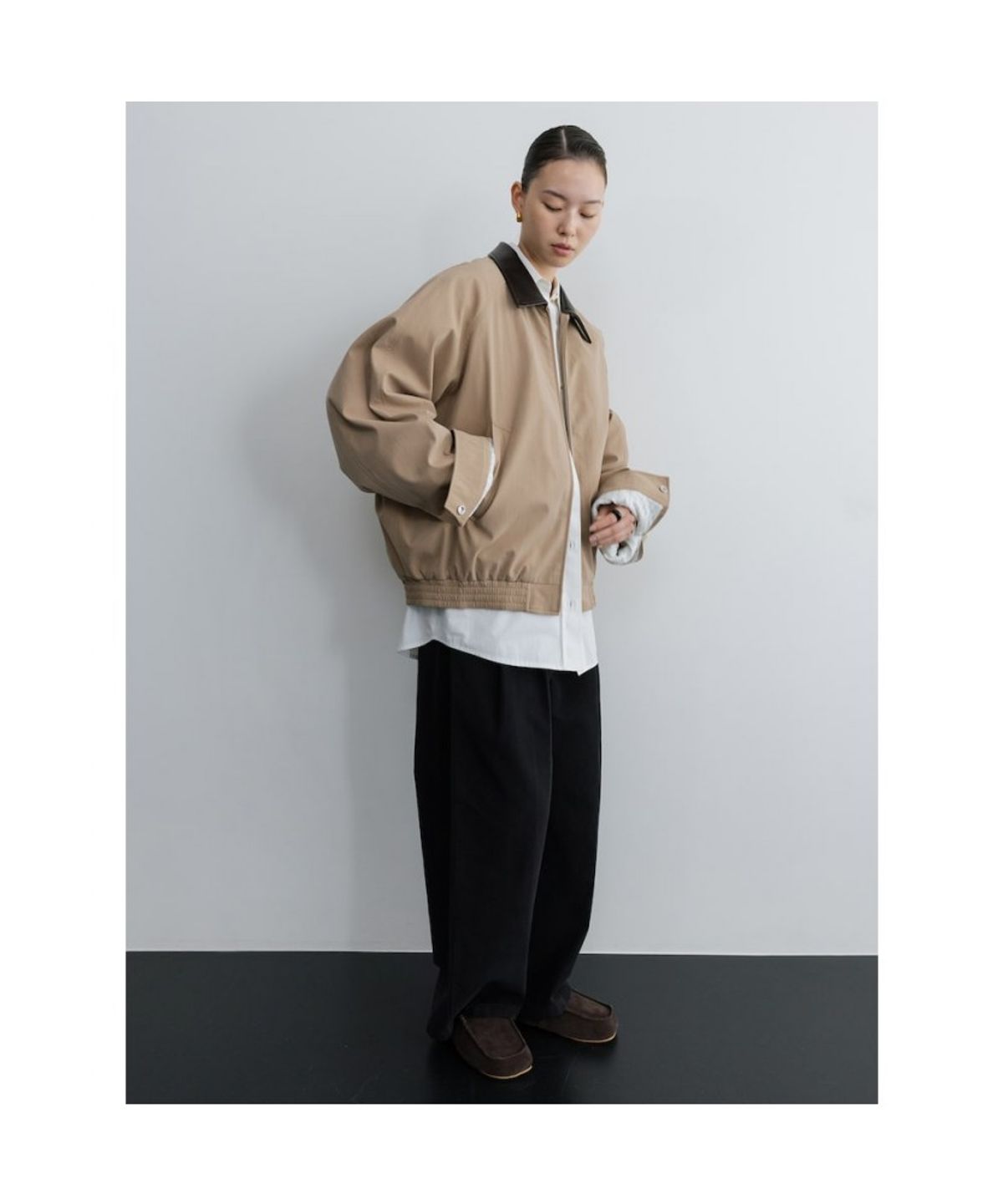 디애퍼처(THE APERTURE) Unisex Potter Blouson  Beige (TA5X39A02A)