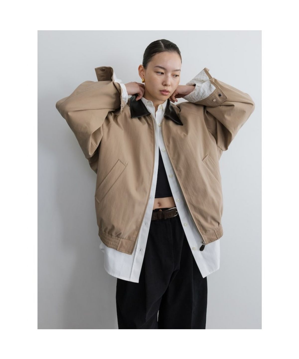 디애퍼처(THE APERTURE) Unisex Potter Blouson  Beige (TA5X39A02A)