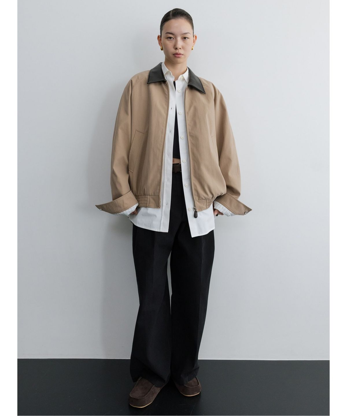 디애퍼처(THE APERTURE) Unisex Potter Blouson  Beige (TA5X39A02A)