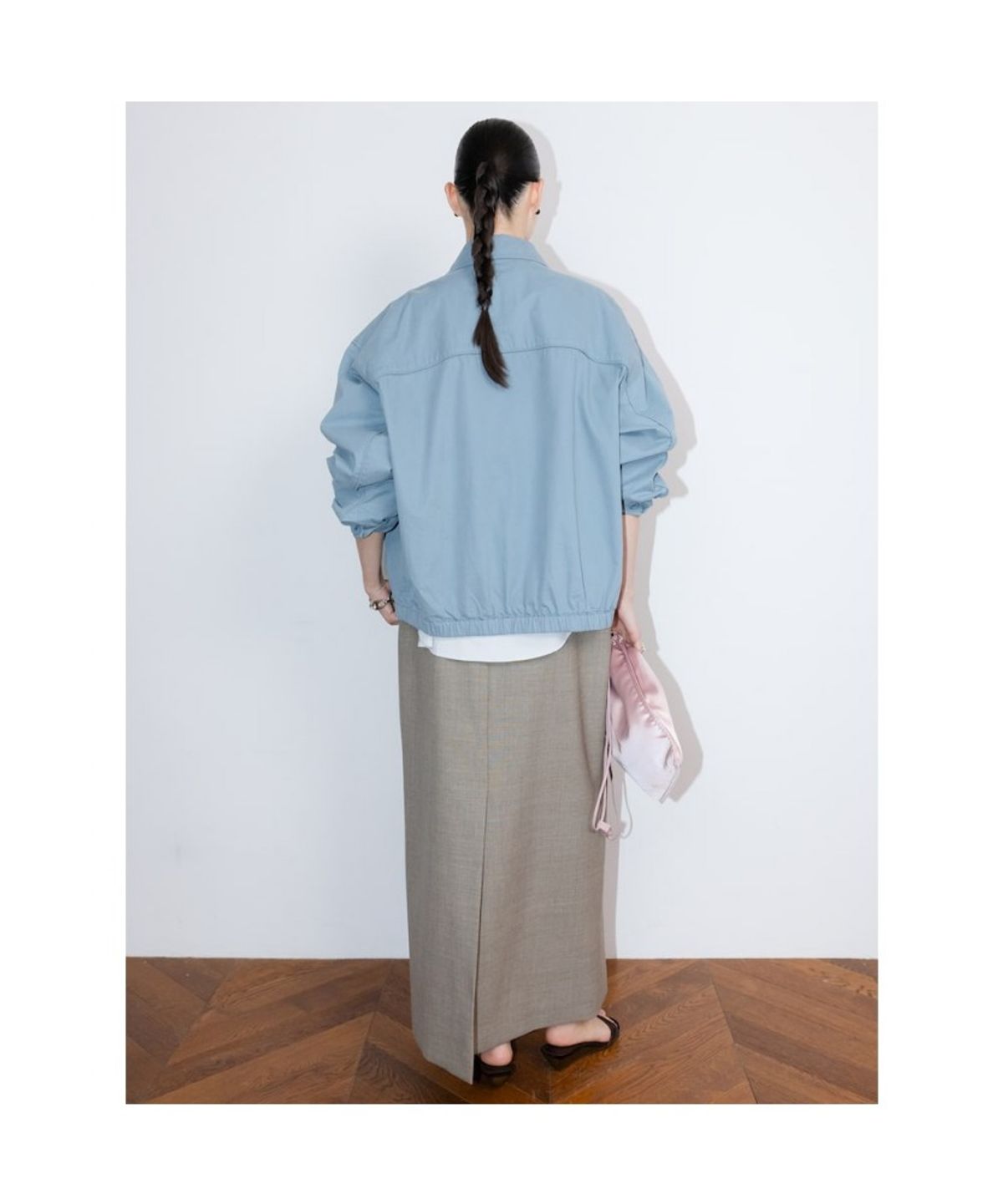 디애퍼처(THE APERTURE) FlapperHarper Blouson  Sky Blue (TA6239A01Q)