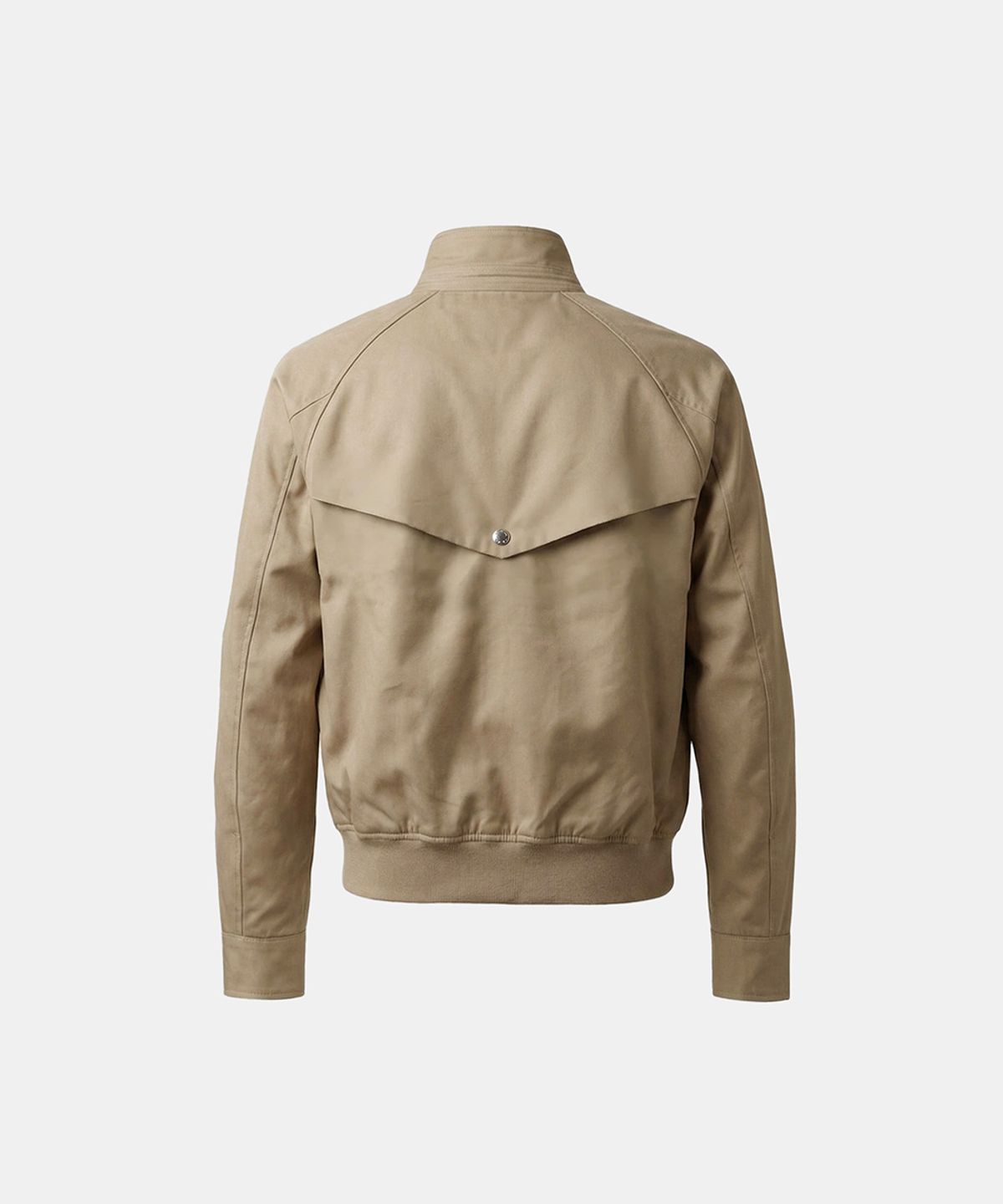 배드블러드(BADBLOOD) Contour Trench High-Neck Bomber Jacket - Beige