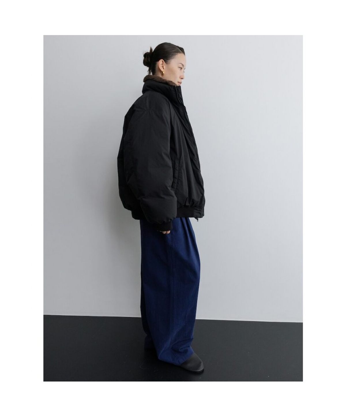 디애퍼처(THE APERTURE) Unisex P2 Puffer Jacket  Black (TA6139A085)