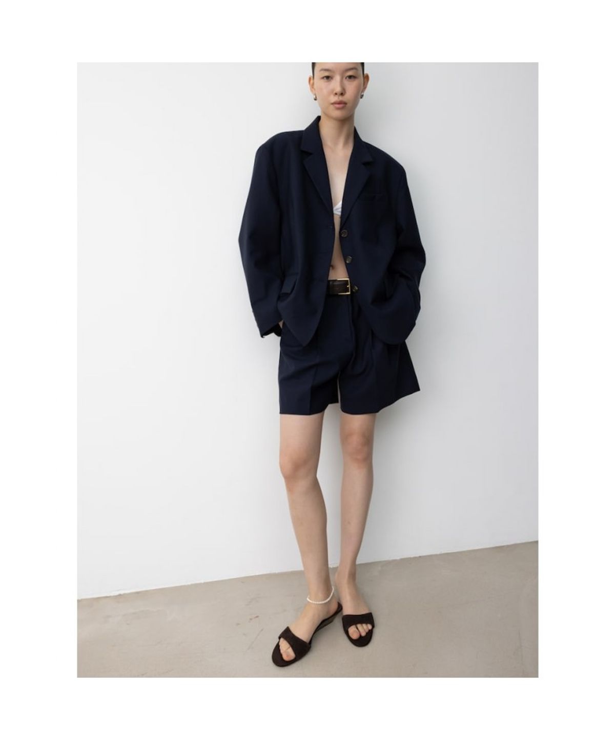 디애퍼처(THE APERTURE) Hudders Pants  Navy (TA5725A09R)