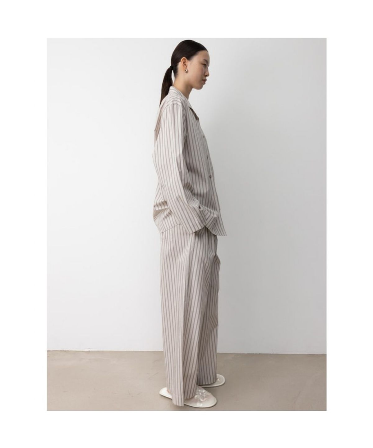 디애퍼처(THE APERTURE) Sidogras Pajamas Pants  Beige (TA5721A14A)