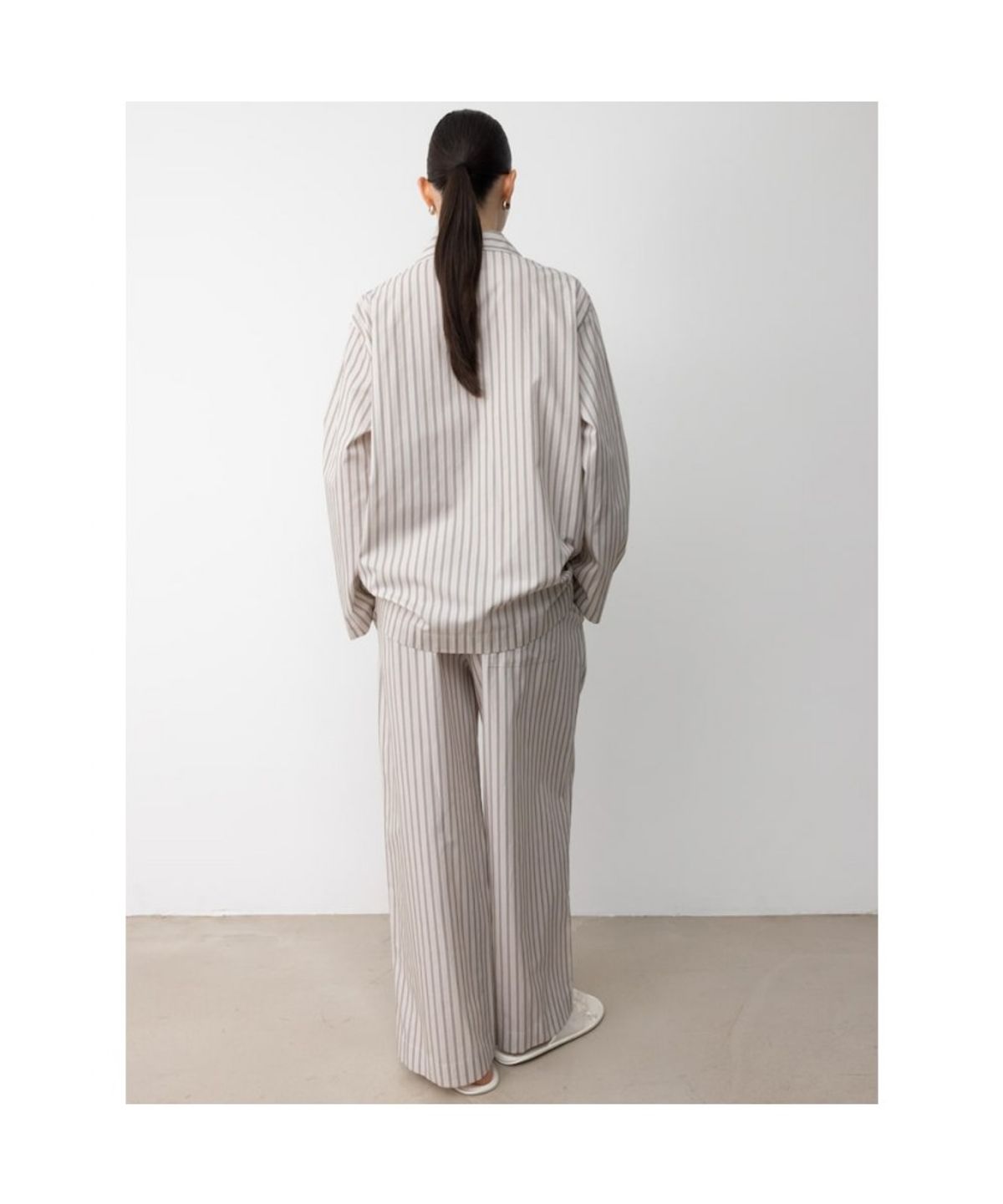디애퍼처(THE APERTURE) Sidogras Pajamas Pants  Beige (TA5721A14A)