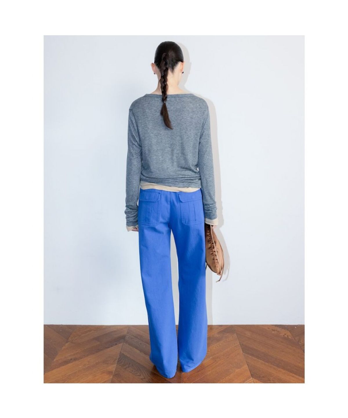 디애퍼처(THE APERTURE) 90s AUDE Pants  Blue (TA6221A03P)