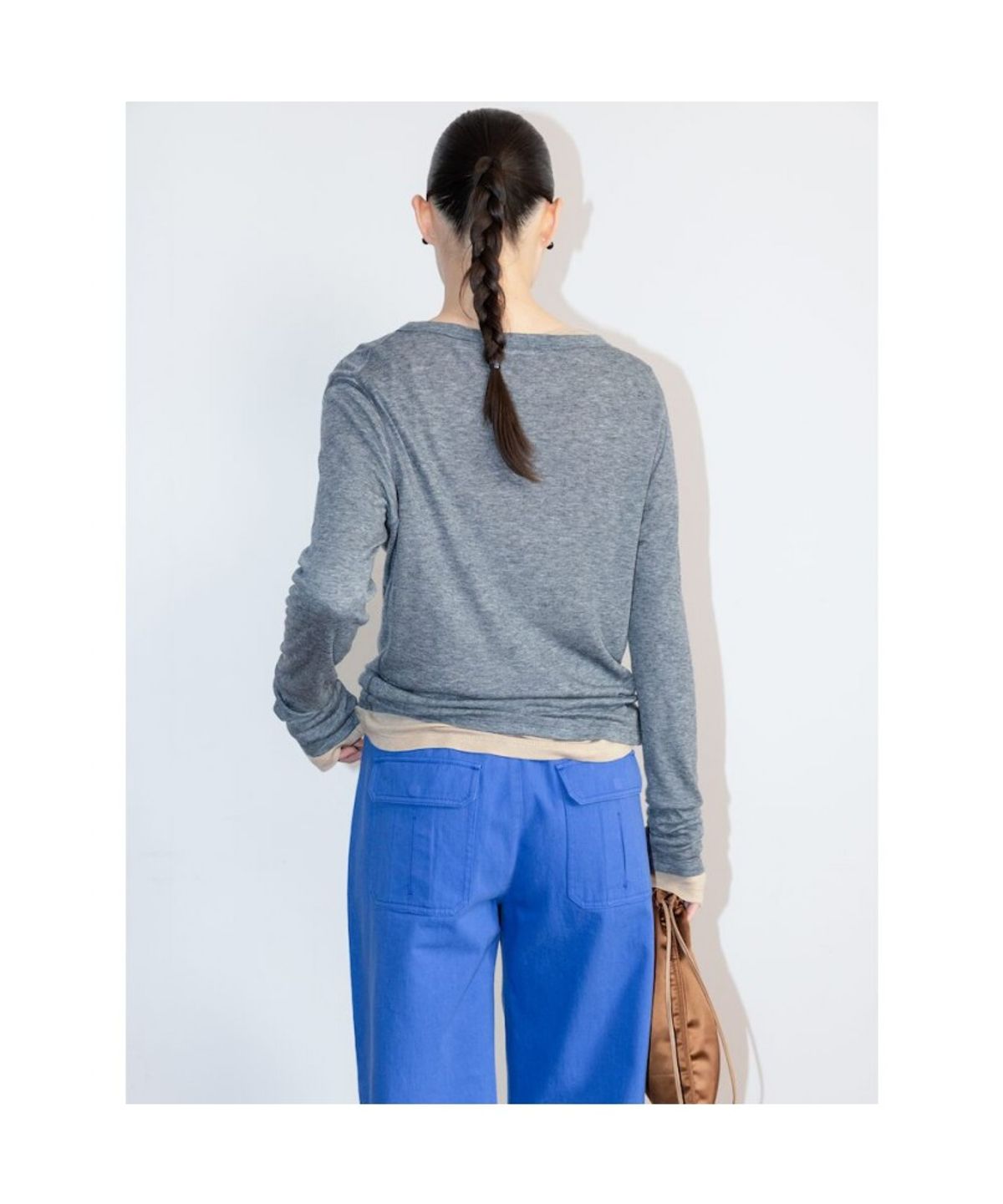 디애퍼처(THE APERTURE) 90s AUDE Pants  Blue (TA6221A03P)