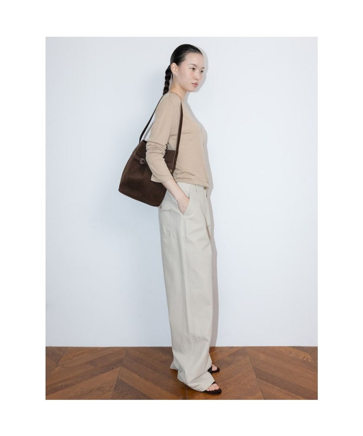 디애퍼처(THE APERTURE) 90s Fatigue Pants  Ivory (TA6221A040)