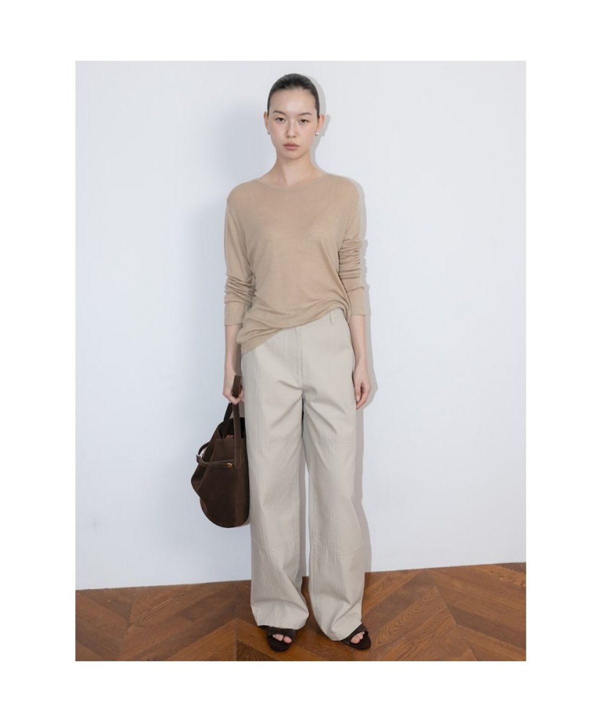 디애퍼처(THE APERTURE) 90s Fatigue Pants  Ivory (TA6221A040)