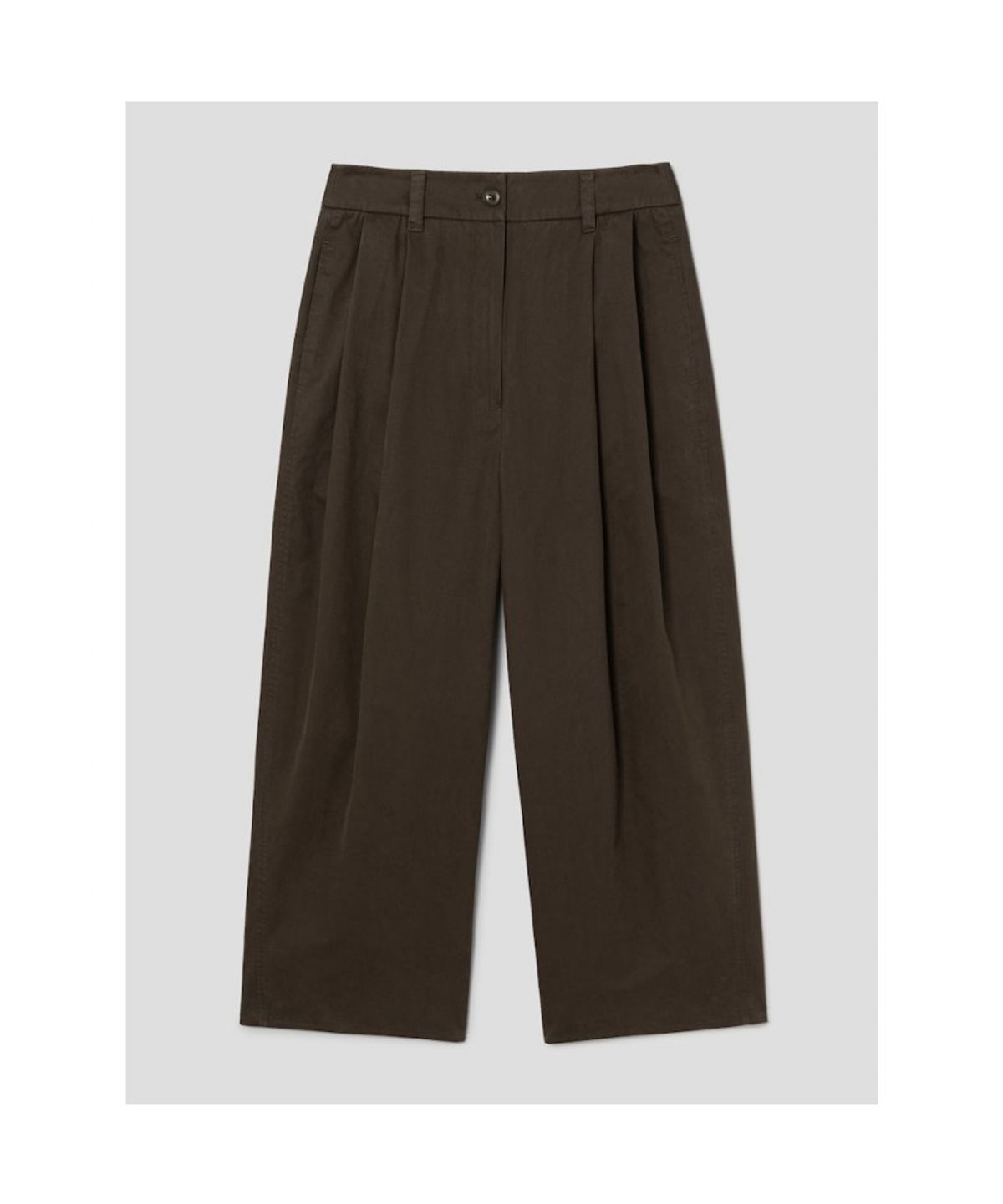 디애퍼처(THE APERTURE) Over Tuck Pants  Brown (TA6121A02D)