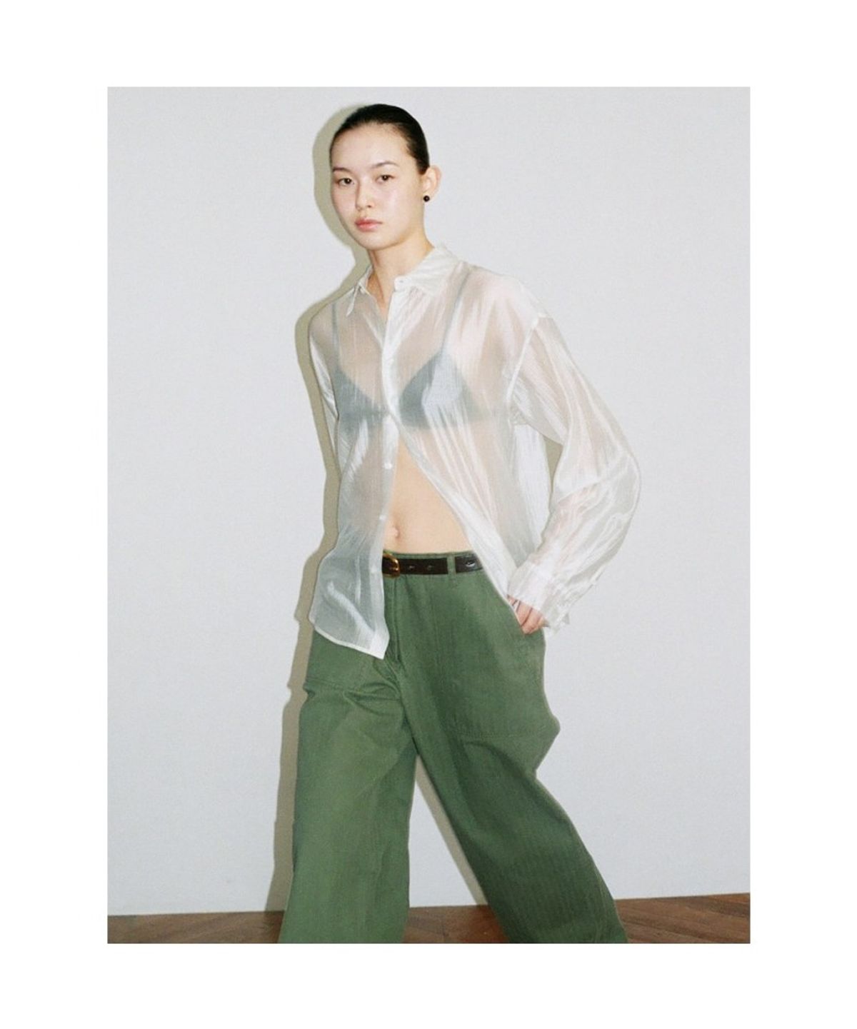 디애퍼처(THE APERTURE) Ralph Baggy Pants  Khaki (TA6221A08H)