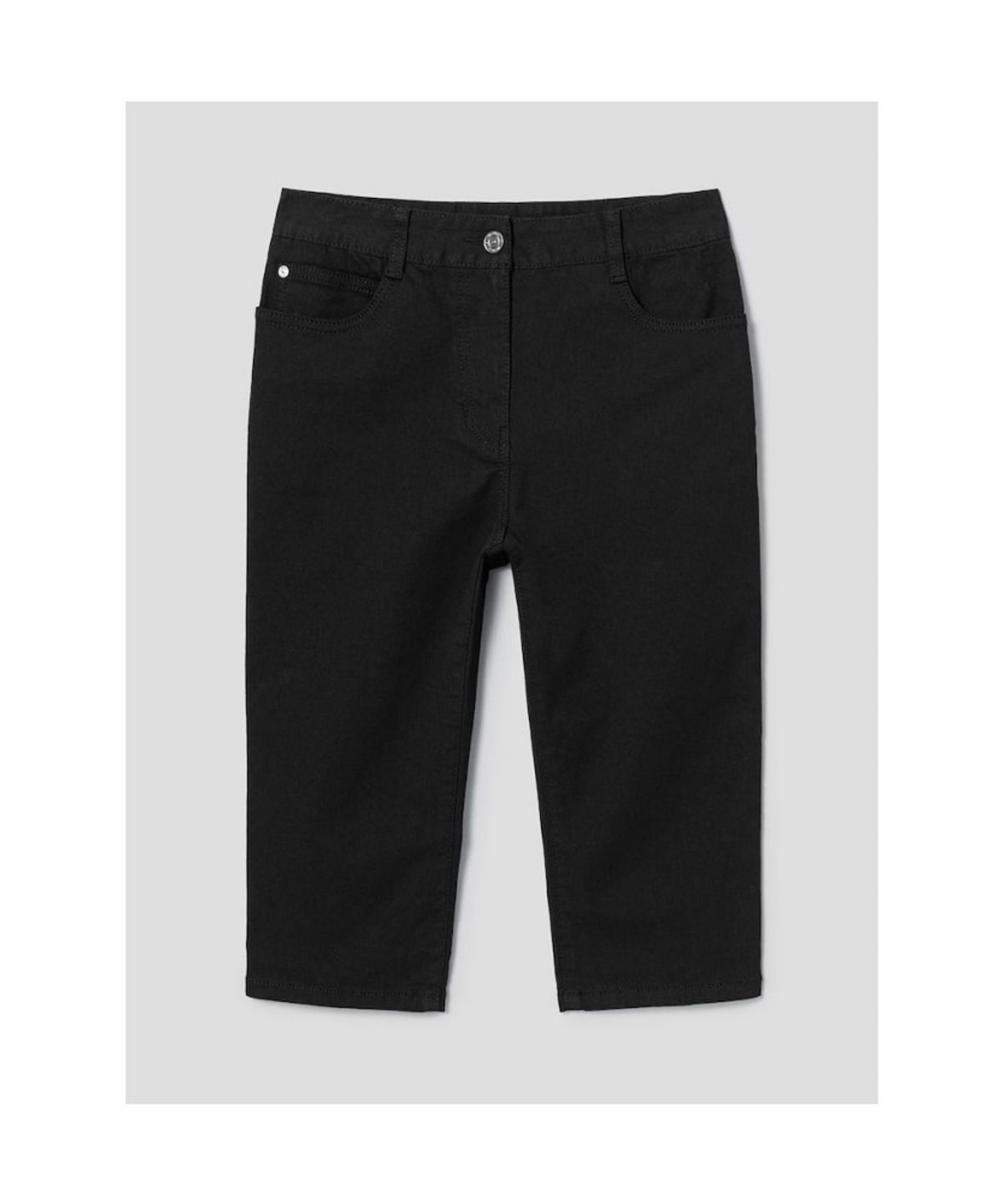 디애퍼처(THE APERTURE) Biker Denim Midi Pants  Black (TA5725A085)