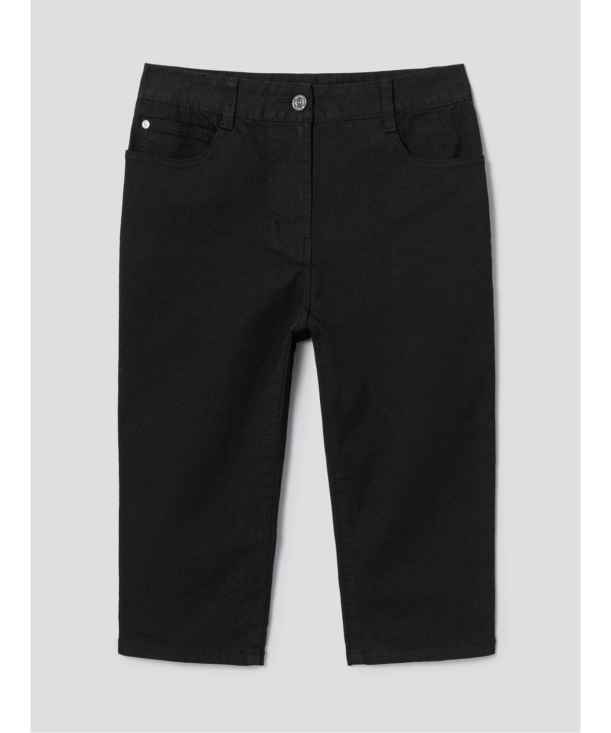 디애퍼처(THE APERTURE) Biker Denim Midi Pants  Black (TA5725A085)