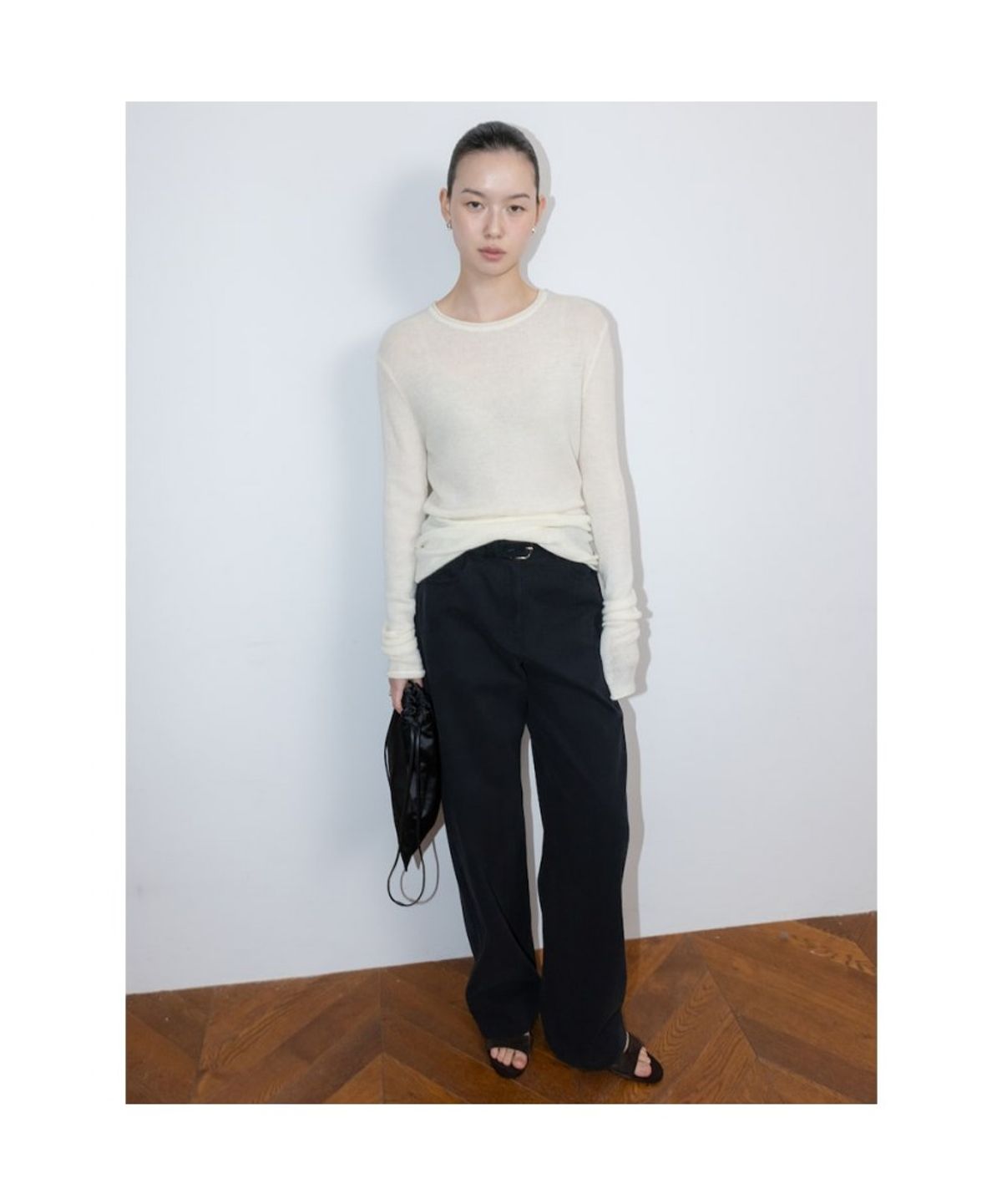 디애퍼처(THE APERTURE) Slim Chino Pants  Black (TA6221A025)