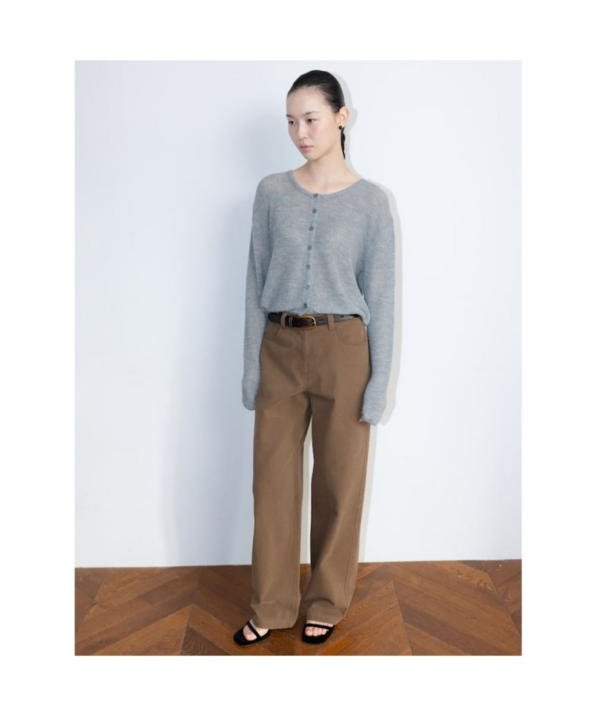 디애퍼처(THE APERTURE) Slim Chino Pants  Brown (TA6221A02D)