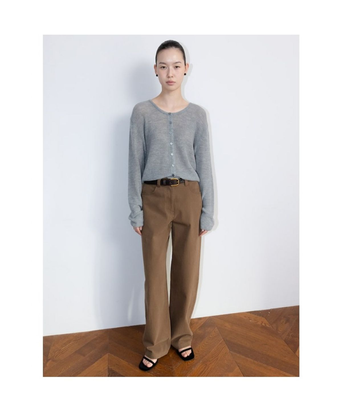 디애퍼처(THE APERTURE) Slim Chino Pants  Brown (TA6221A02D)