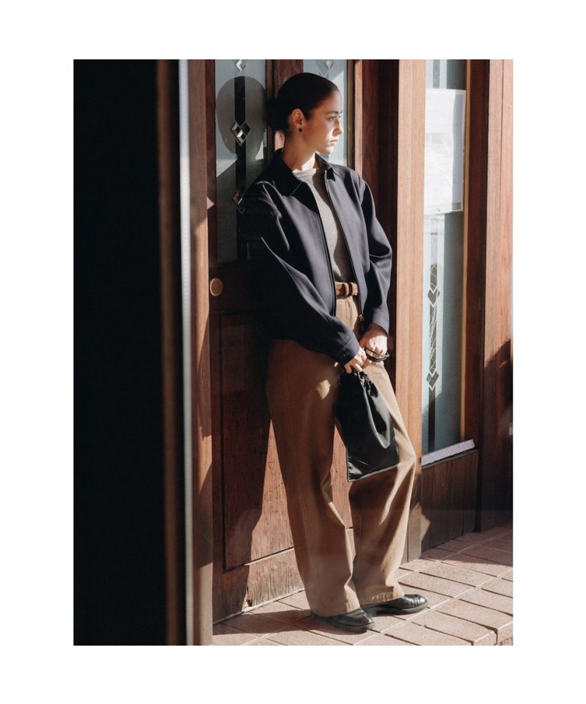 디애퍼처(THE APERTURE) Slim Chino Pants  Brown (TA6221A02D)