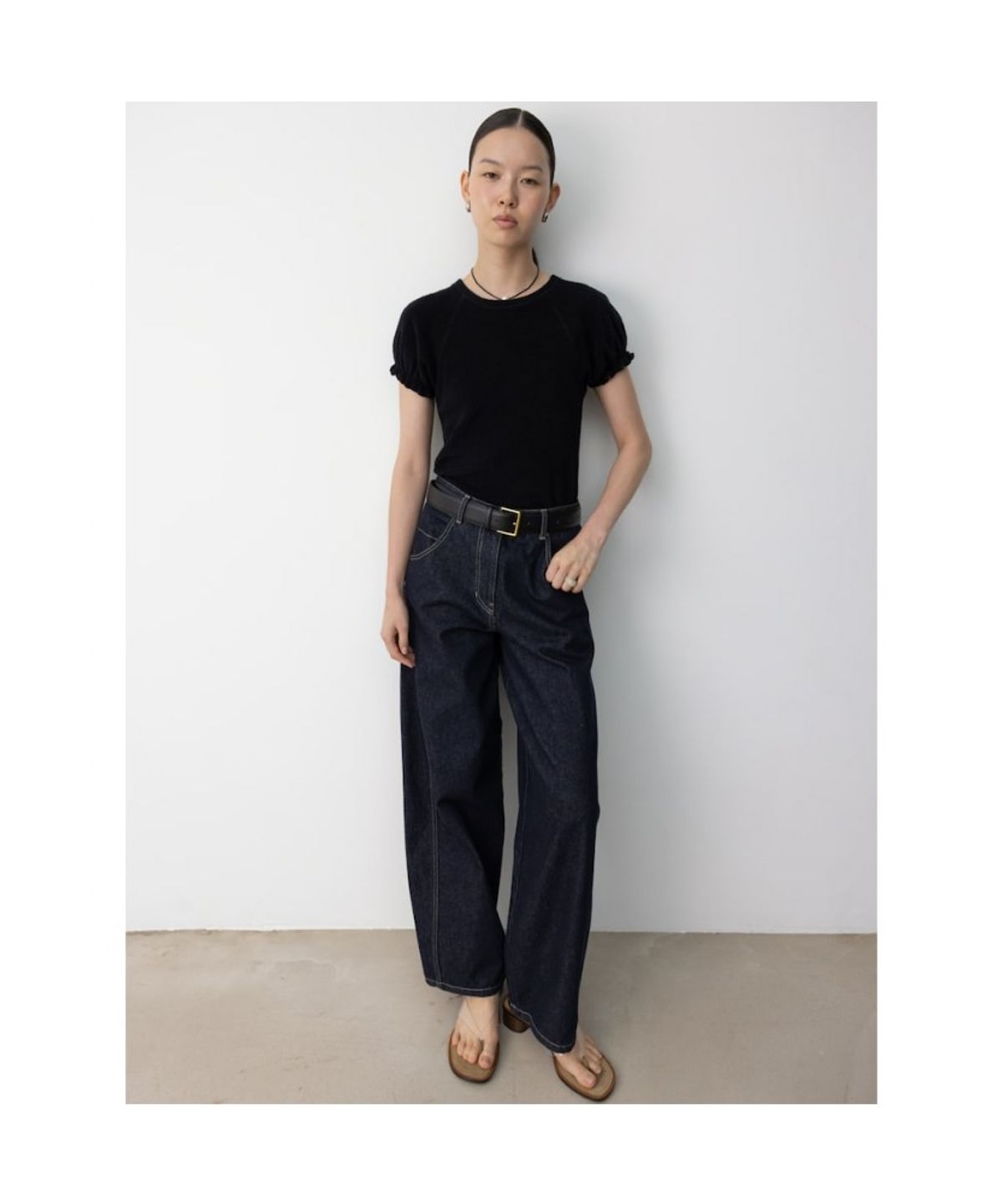 디애퍼처(THE APERTURE) Barbara Denim Pants  Blue (TA5721A08P)
