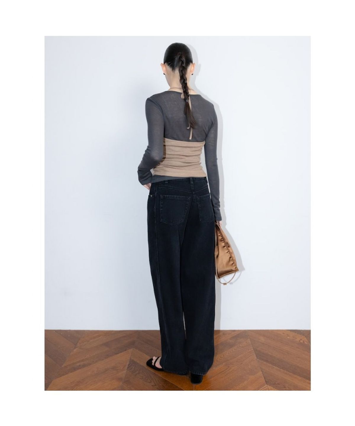 디애퍼처(THE APERTURE) Aperture O Denim   Black (TA6221A015)